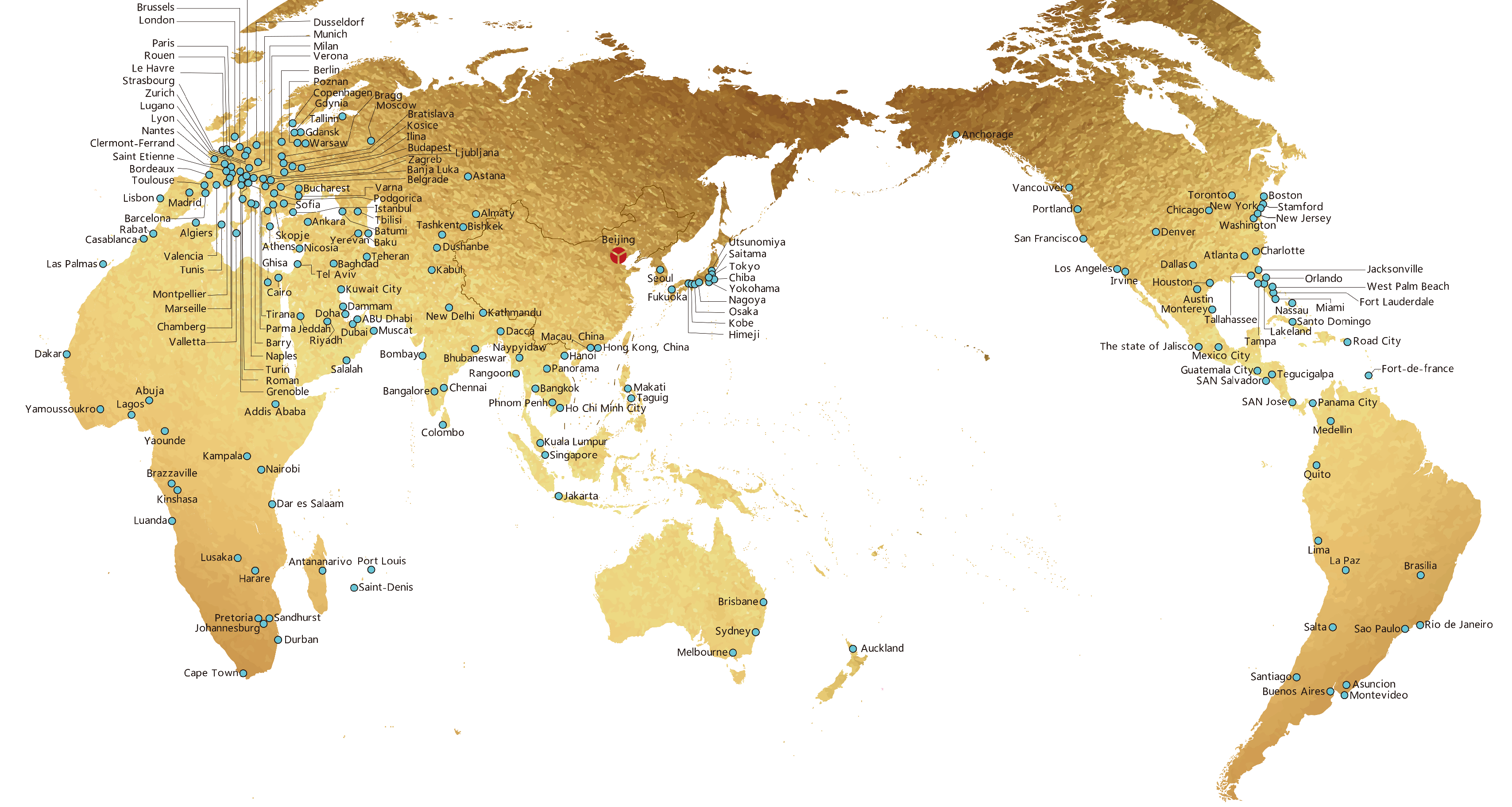 Yingke overseas offices